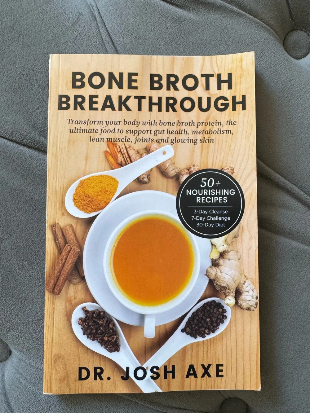 Bone Broth Breakthrough by - Yellow/Orange Cover